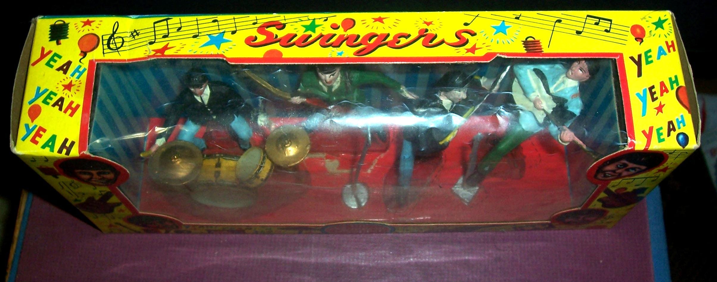 Vintage 1964 Swingers Beatles Music Figures Set, Inbox - Etsy