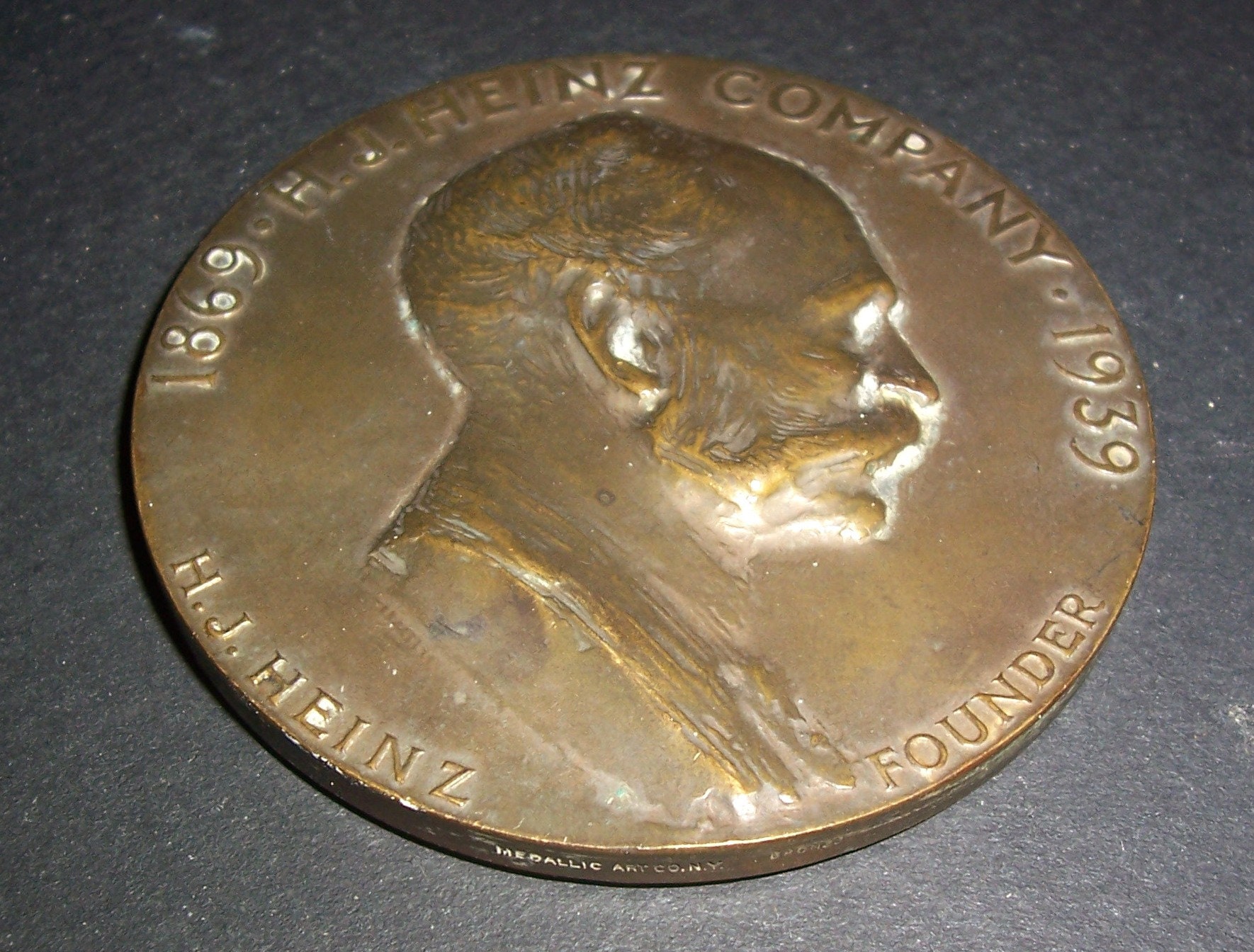1939 HJ Heinz 70th Anniversary Medallion - Etsy