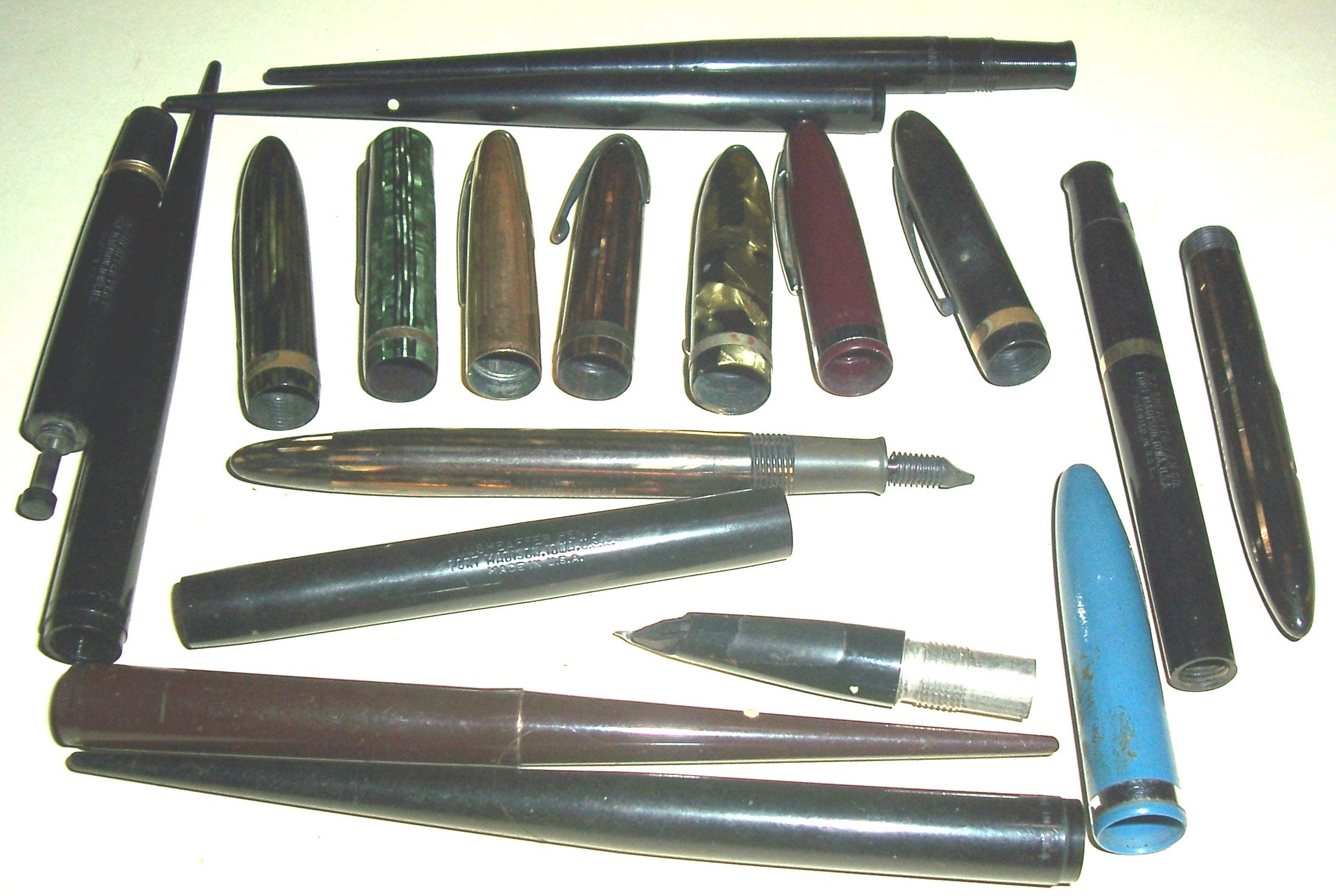 Vintage Garland USA Black Writing Pen PAR Peters Automotive Repair 
