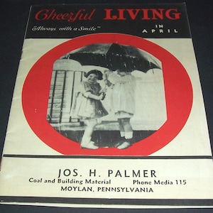 1930s Cheerful Living magazine, coal inustry