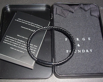 Vintage Forge & Foundry leather bracelet