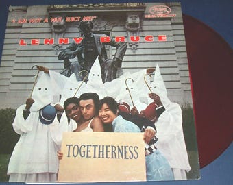 1960 Lenny Bruce LP, I Am Not A Nut, red wax