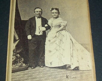 Vintage General Tom Thumb CDV photo