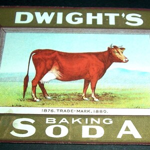 Vintage Dwight&#39;s baking soda label