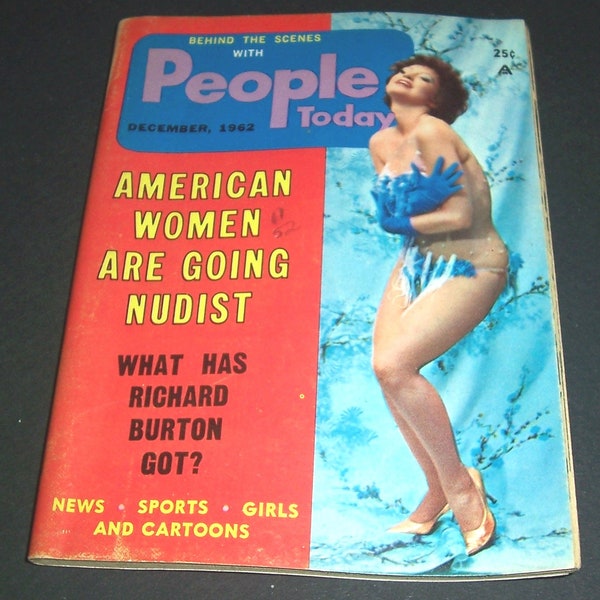 Mature content -- 1950s/60s  Picture Week Tempo and People Today magazines, pin-ups