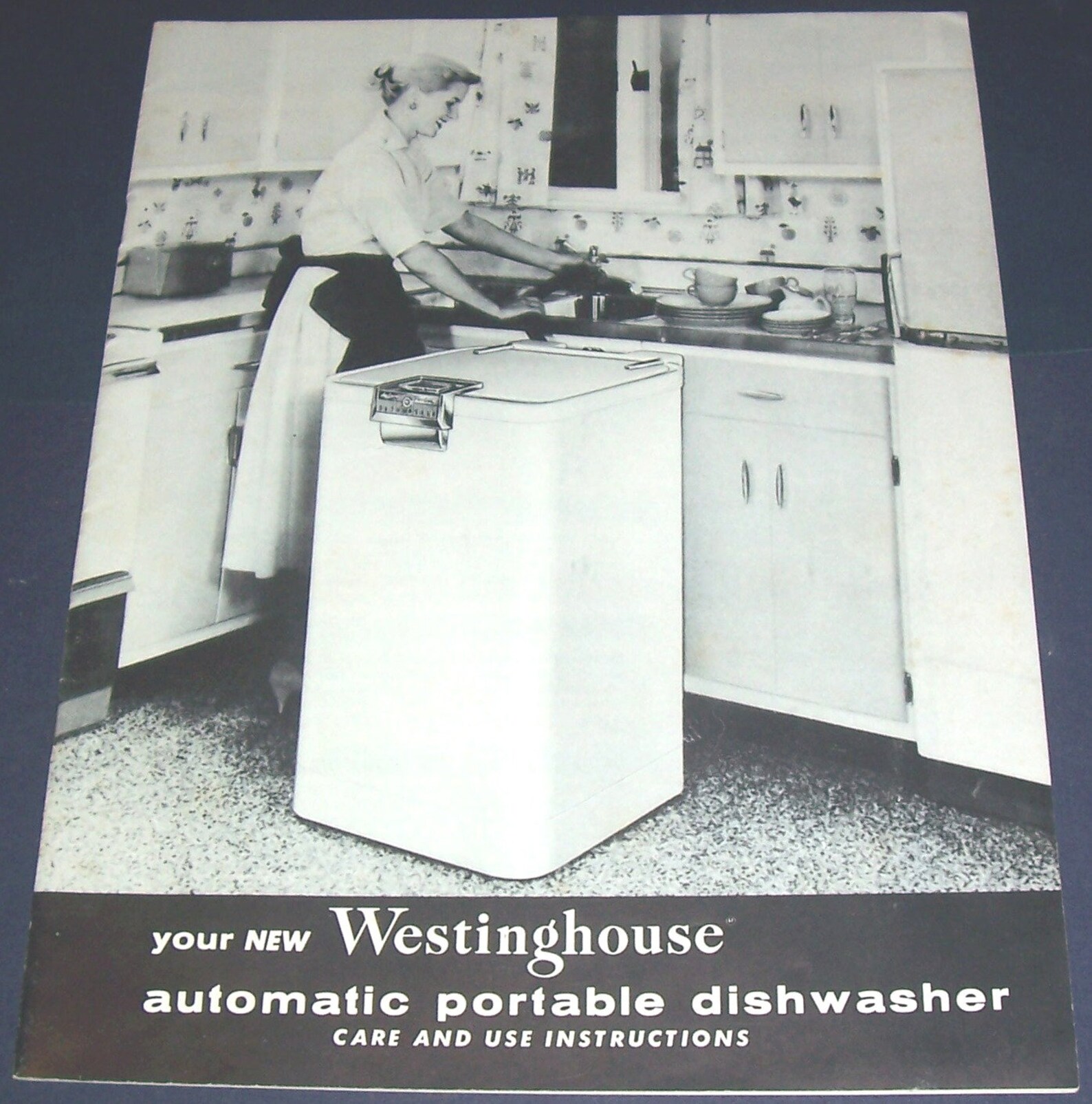1950s Westinghouse Portable Dishwasher Booklet Etsy