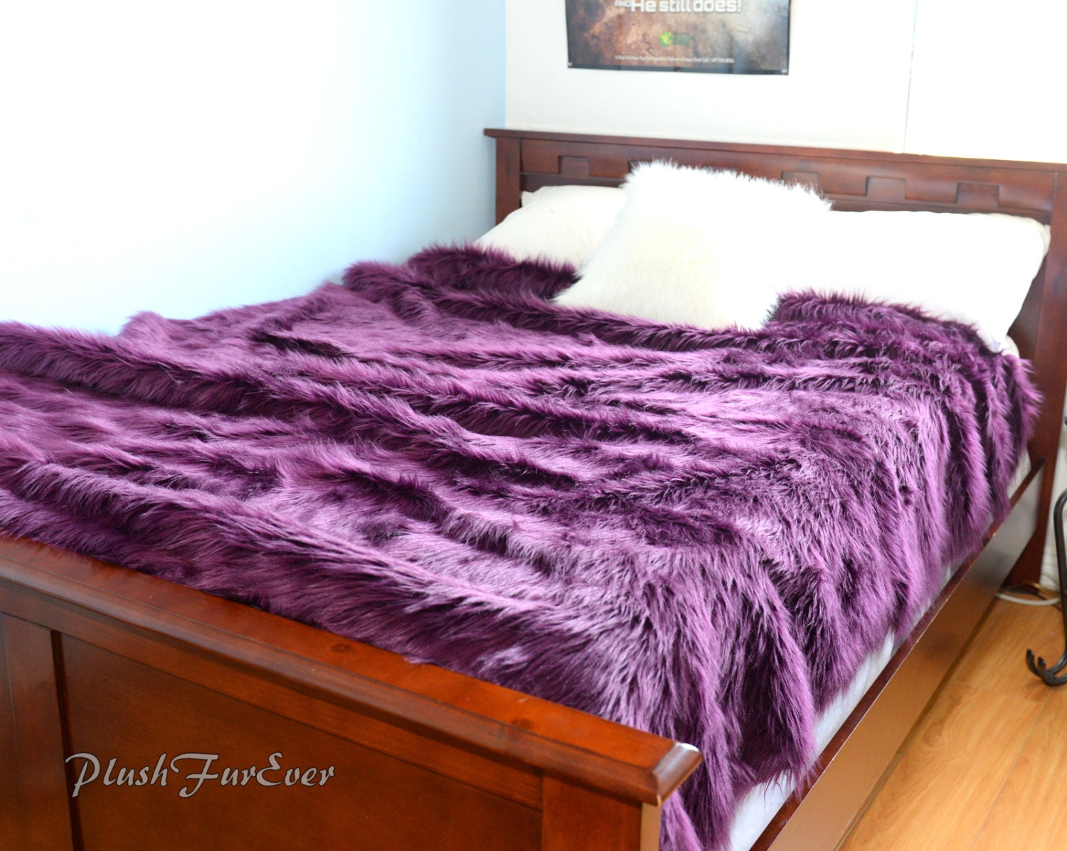faux fur bedding