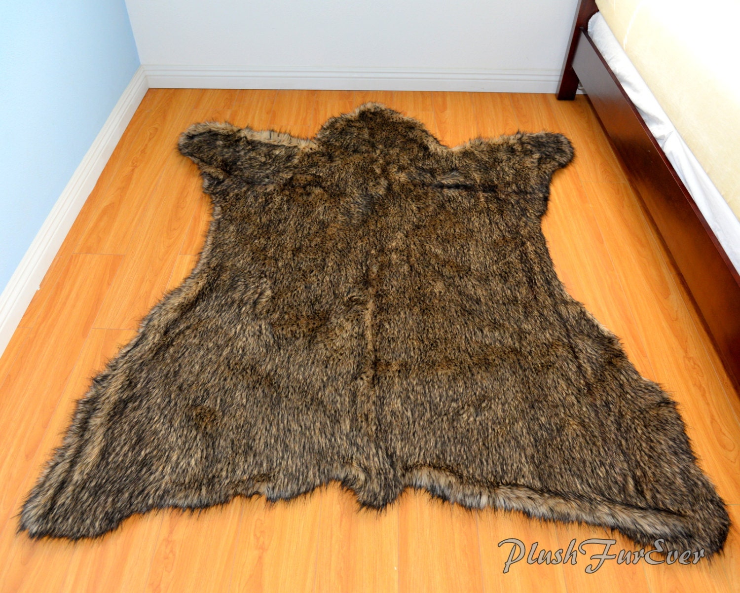Jody Fox Faux Fur Area Rug 60 X 72 Lodge Cabin Rustic Fashion Home