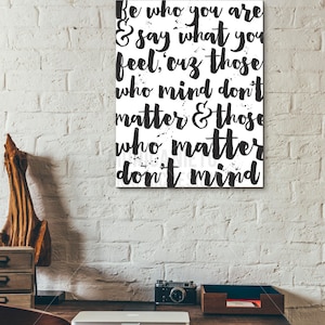 Dr seuss quote print/ Inspirational Quote/Today Quote/ Best Friend Gift/ Dr Seuss Print/ Home Decor/ Bedroom Print/ Modern Print