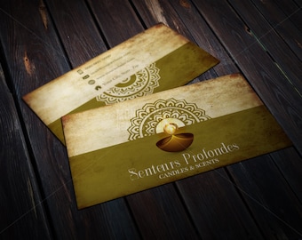 Custom Printable Yoga Studio Business Card/ Yoga Instructor/ Namaste