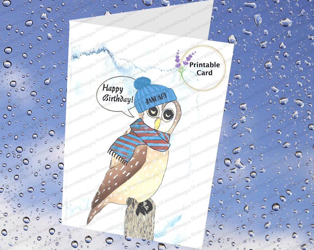 Piccolo Gufo Simpatico Biglietto Di Auguri Di Compleanno Immagine E Vettoriale - Foto 6