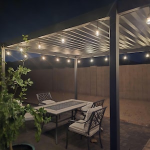 3D Printed String Light Mounts – Mirador Pergola Clips, No Drilling