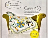 Curve It Up Quilt Pattern - Block of the Month - Sew Kind of Wonderful - SKW 408 - QCR Pattern