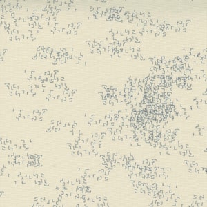 May include: Abstract pattern of small, gray, geometric shapes on a beige background.