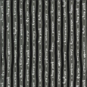 1/2 Yard - Quotation - Ink - Zen Chic - Moda - Fabric Yardage - 1732 16