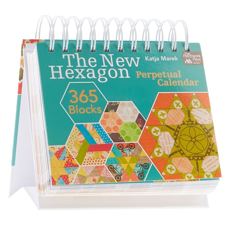 The New Hexagon Perpetual Calendar 365 Blocks to English Etsy