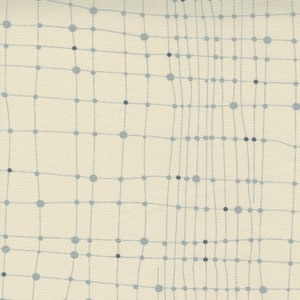 May include: A beige background with a pattern of gray circles connected by thin gray lines. The lines form a grid pattern.
