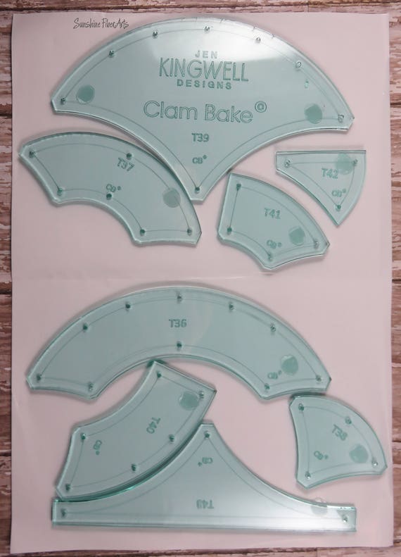 Free shipping CLAM BAKE TEMPLATES Only By Jen Kingwell ...