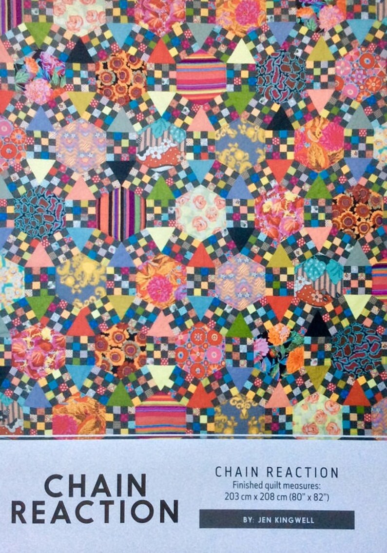 Chain Reaction Quilt Pattern Jen Kingwell Jen Kingwell Etsy