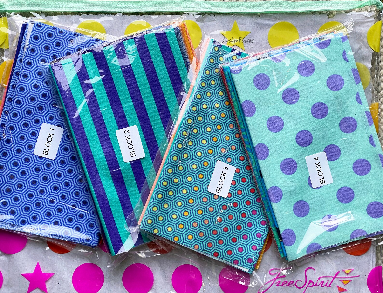 Nebula BOM Quilt Kit Jaybird Quilts Tula Pink Freespirit Etsy