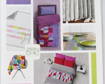 Basic Series - Just Flip It - Quilt Pattern - Zen Chic - Brigitte Heitland - Moda - ZC FIQP - 5 Quilts