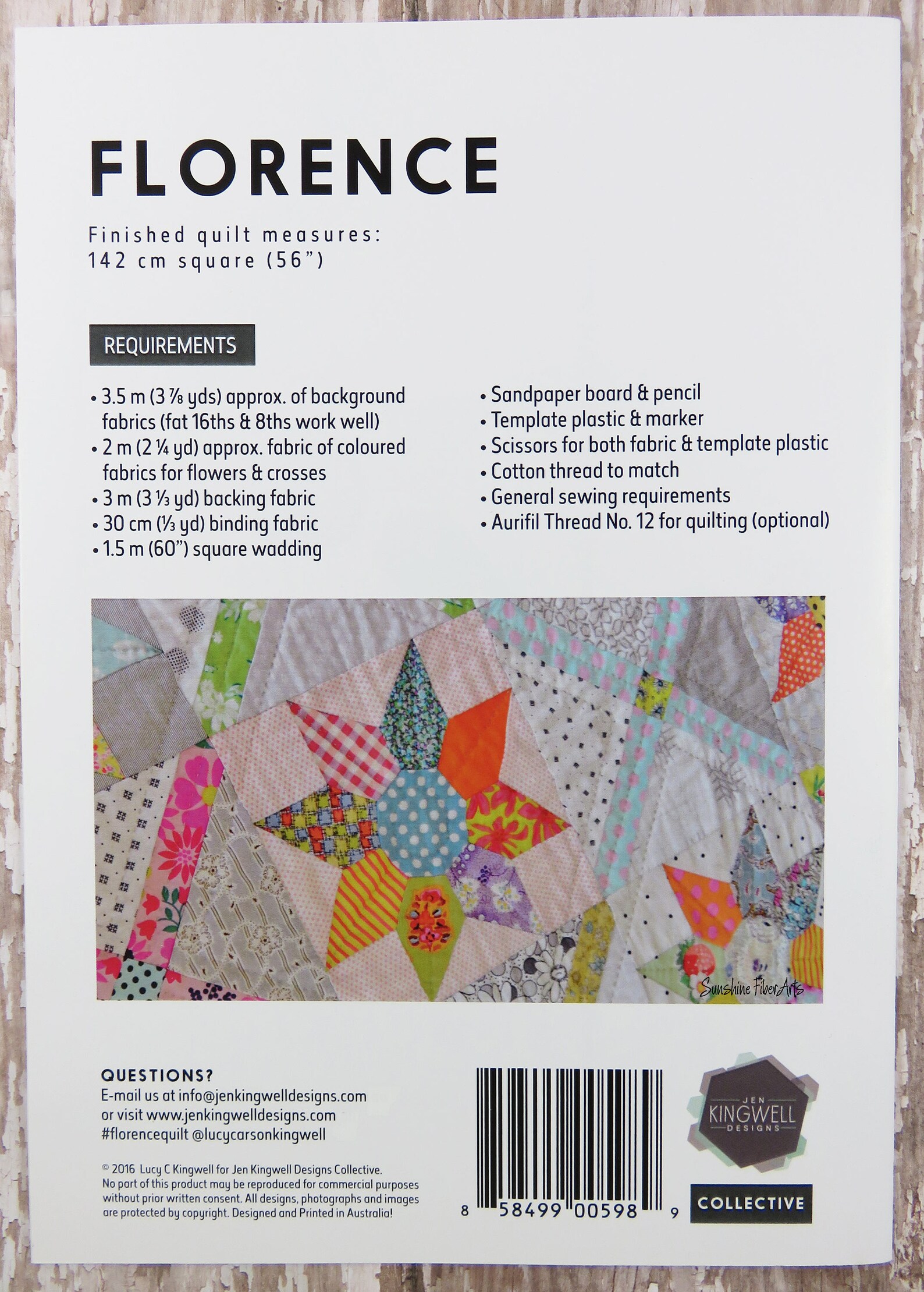 Florence Quilt Pattern Lucy Carson Kingwell Jen Kingwell Etsy