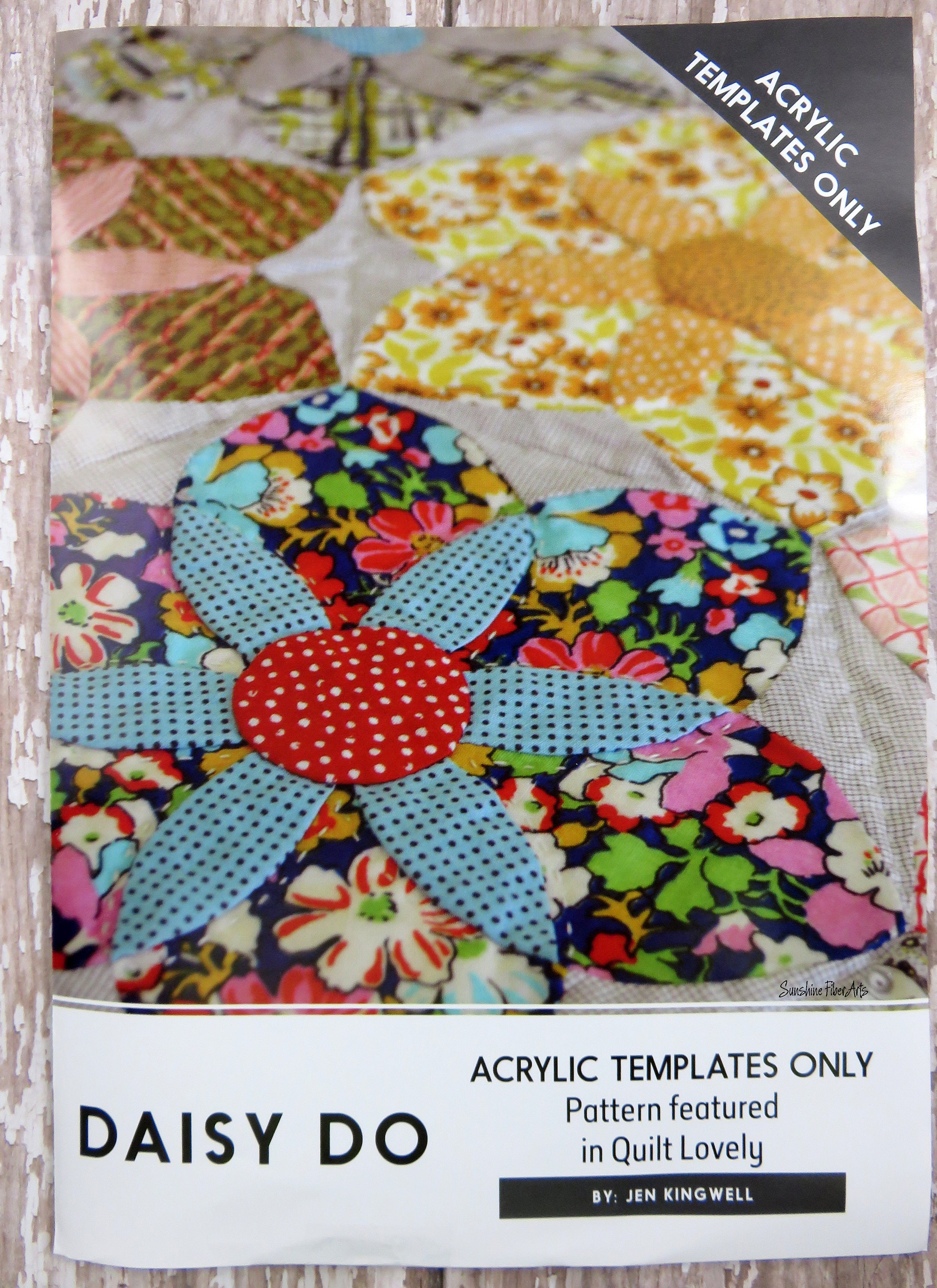Daisy Do Quilt Acrylic Templates Jen Kingwell JKD 5453 Etsy
