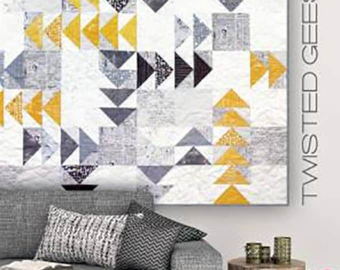 Twisted Geese Quilt Pattern Zen Chic Brigitte Heitland Moda TGQP Etsy