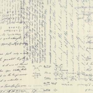May include: A close-up of a page filled with handwritten notes and equations. The notes are in black ink on a cream-colored paper. The notes include mathematical formulas, chemical structures, and text. The text includes the words "approximate coefficient", "greatest length", "King's name", and "school".