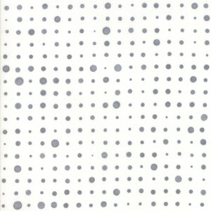 SALE!! 1/2 Yard - Modern Background More Paper - Dotties - White - Zen Chic - Brigitte Heitland - Moda - Fabric Yardage - 1673 13