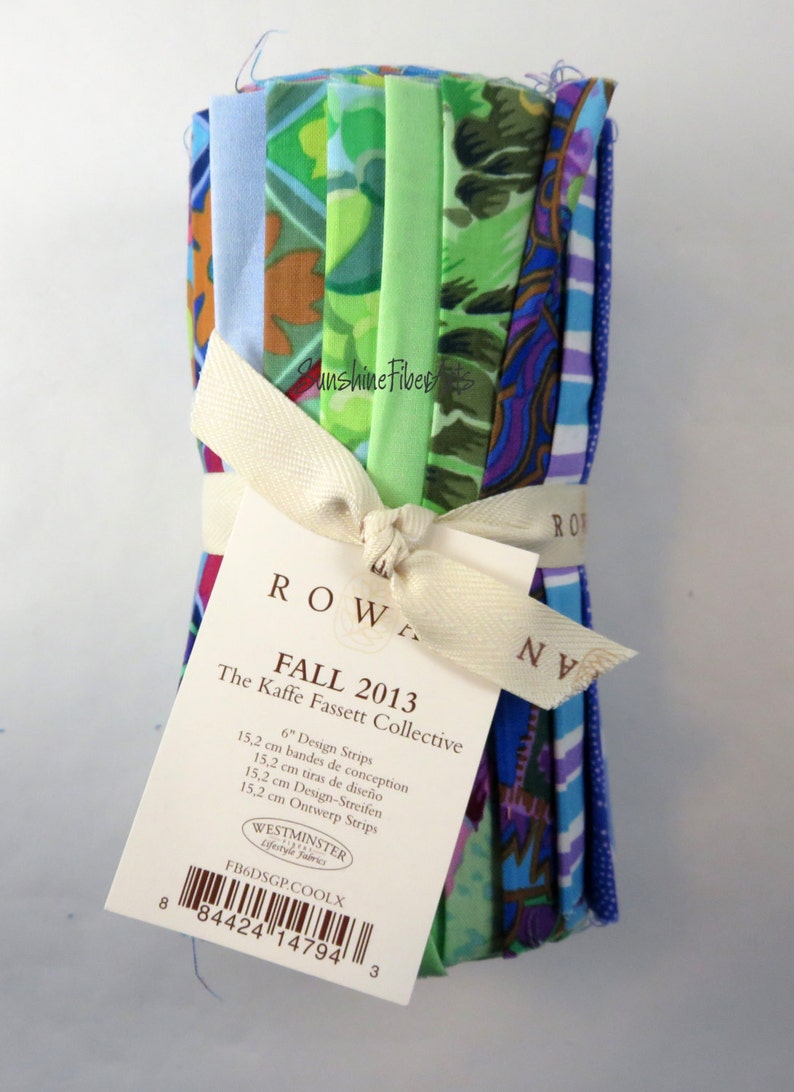 Kaffe Fassett Collective Westminster 20 pieces 6 Strips Cool FB6DSGP.COOLX Fall 2013