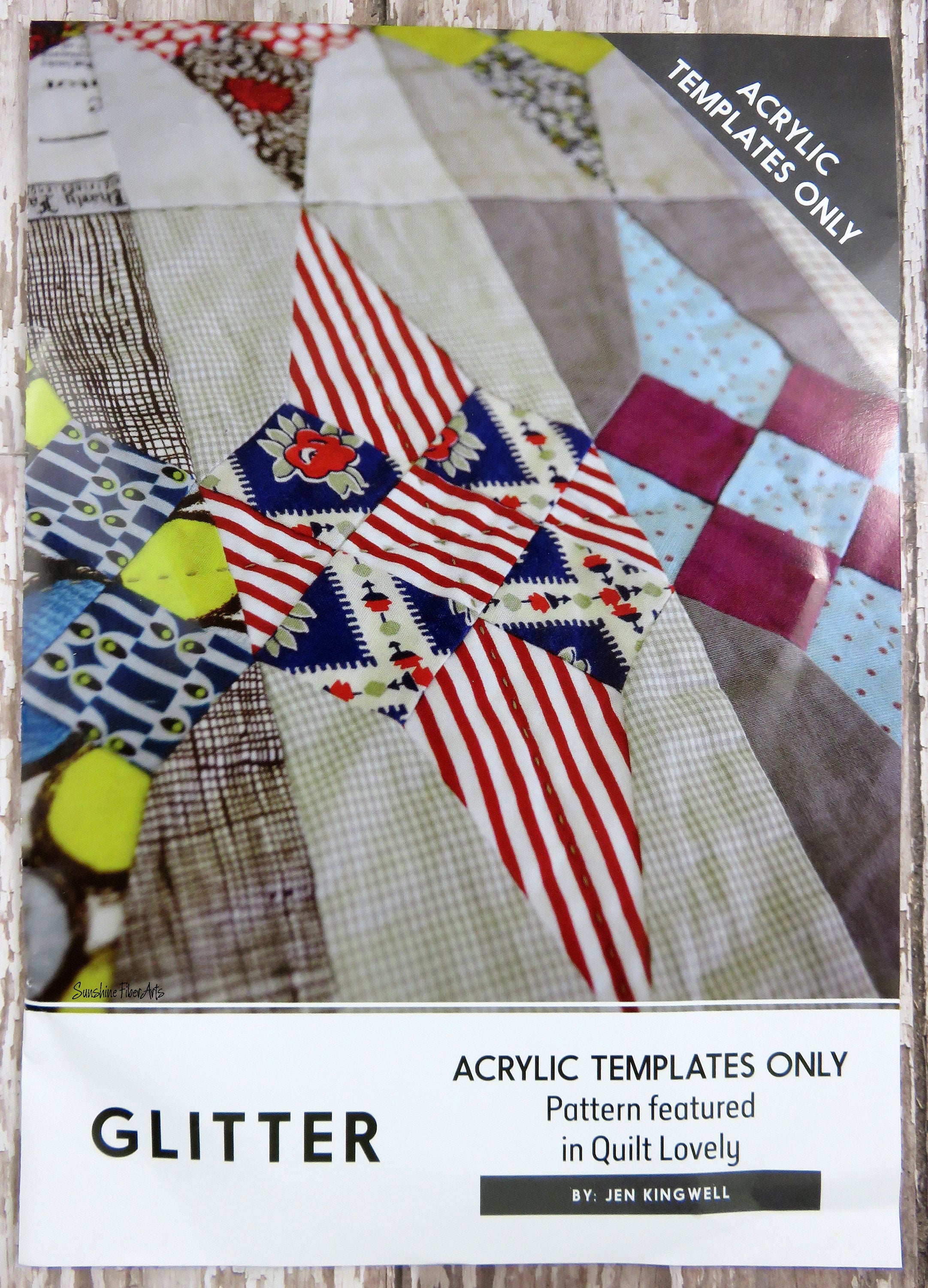 Glitter Quilt Acrylic Templates Jen Kingwell JKD 5200 Etsy Nederland