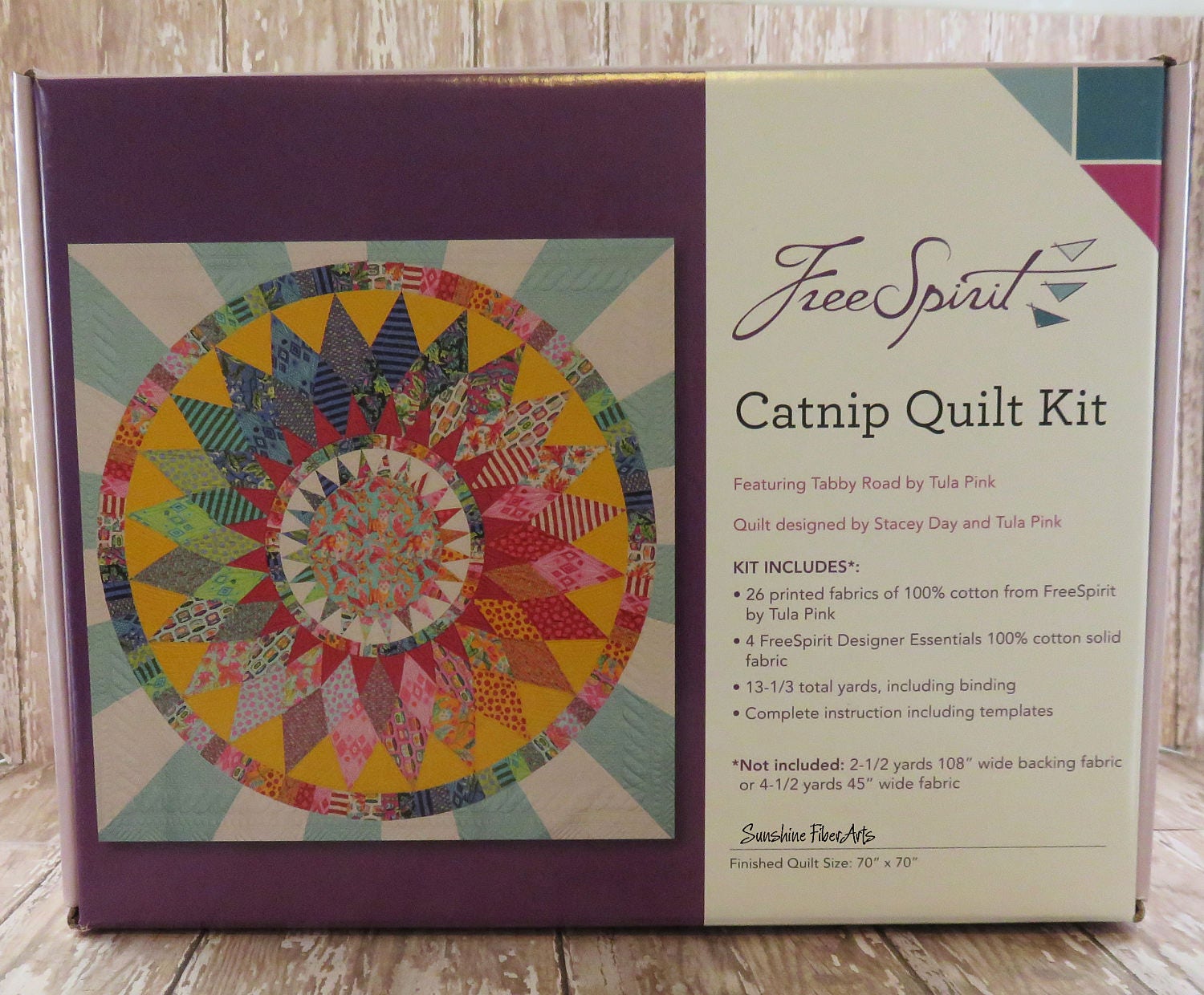 Catnip Quilt Kit Tabby Road Tula Pink FreeSpirit | Etsy