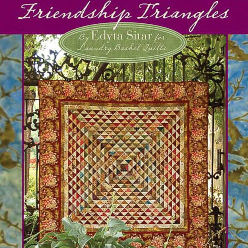 Friendship Triangles Edyta Sitar Laundry Basket Quilts Etsy