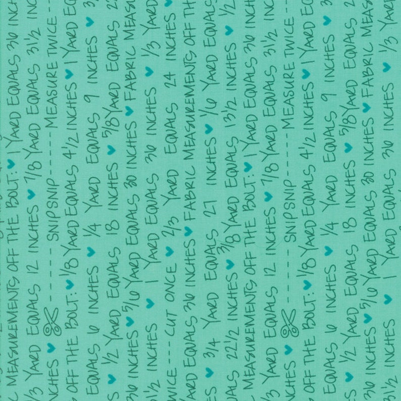 and Co. 10813 18 MODA Fabric ~ SIMPLY STYLE ~ by V by 1//2 yard Aquatic Blue