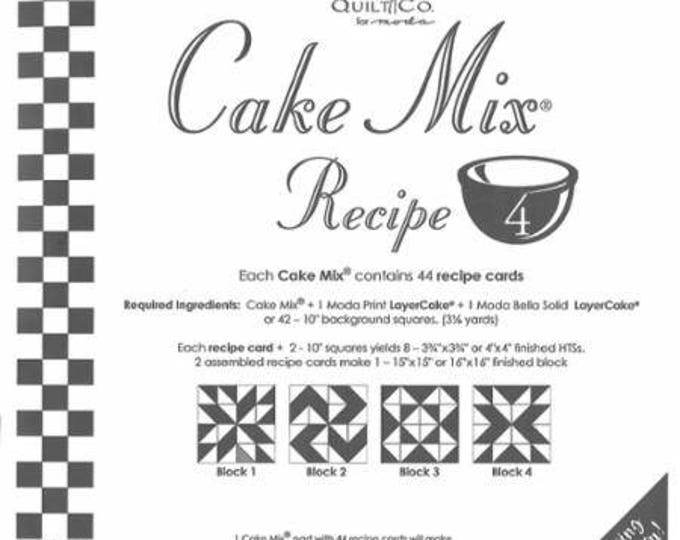 Cake Mix Recipe #4 - Quilt Pattern - Layer Cake Friendly - Miss Rosie's Quilt Company