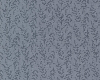 1/2 Yard - Chirp - Leaf Me Here - Raincloud - Elena Amo - Moda - Fabric Yardage - 39035 20