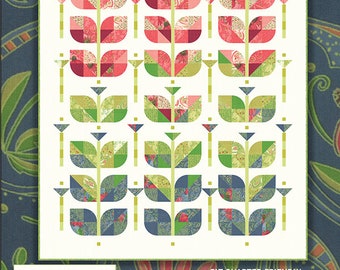 Beanstalk Quilt Pattern - Painted Meadow - Robin Pickens - Moda - RPQP B125