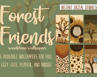 Forest Friends Smartphone Wallpapers