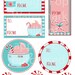 Peppermint Christmas Gift Tags &amp; Stickers Instant Download Print and ...