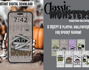 Classic Monsters Smartphone Wallpapers