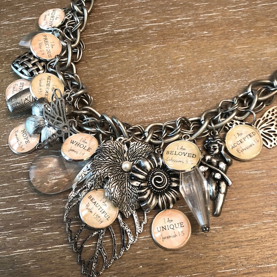 Religious charms for jewelry making sale