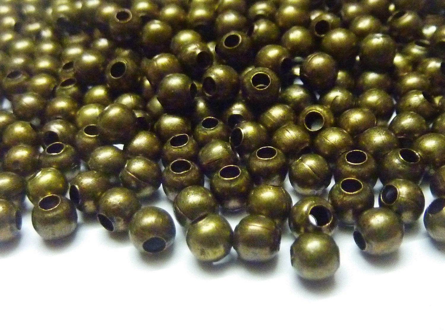 5mm Hole Round Glass Beads 10 Pack Large Hole Bead for Macrame 16mm  Diameter 7 Colour Options 