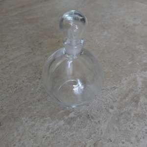 Round Glass French Apothecary Jar with Glass Stopper
