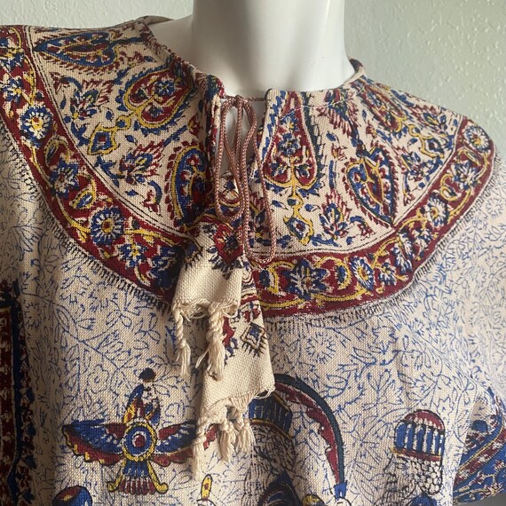 Blockprint Tapestry Pullover - image 4