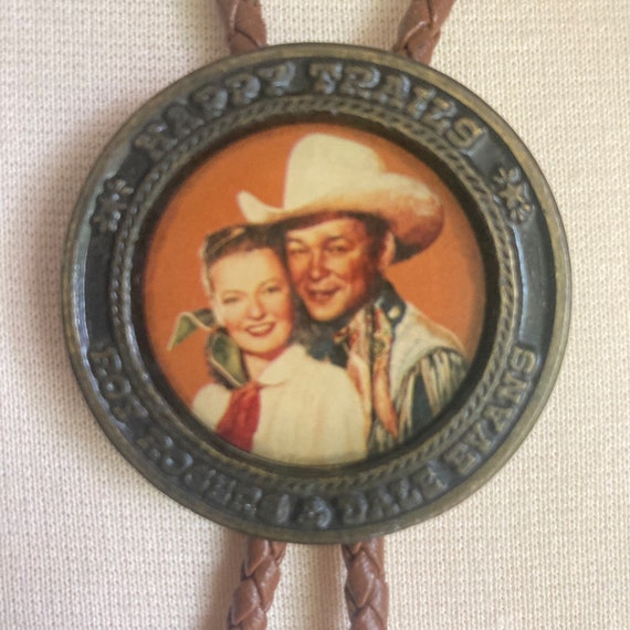 Roy Rogers And Dale Evans Bolo Tie 1994 Roy Roger… - image 1