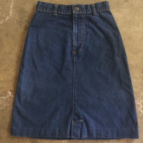 Levi's 1980 Olympic Games Denim Skirt Levi's USA Smal… - Gem