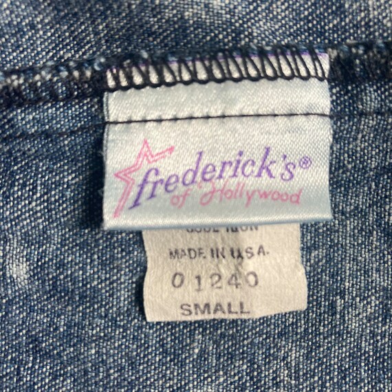 1980s Fredericks Of Hollywood Acid Washed “Oversi… - image 9