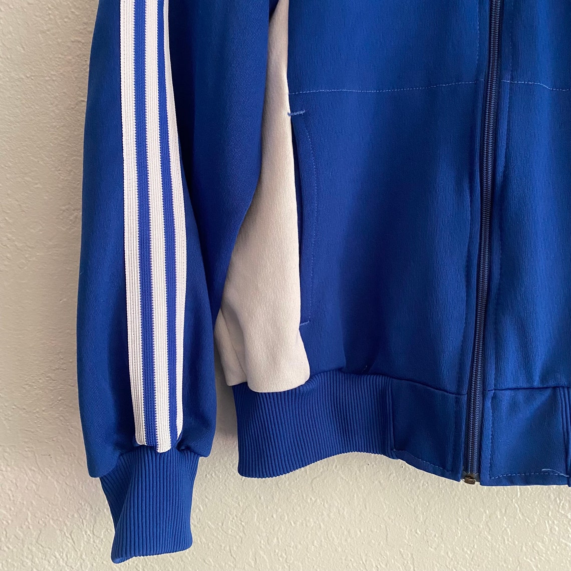 Adidas Trefoil Logo Track Jacket, Men's Size M (approx.) unclear gray type Vintage Second Hand
