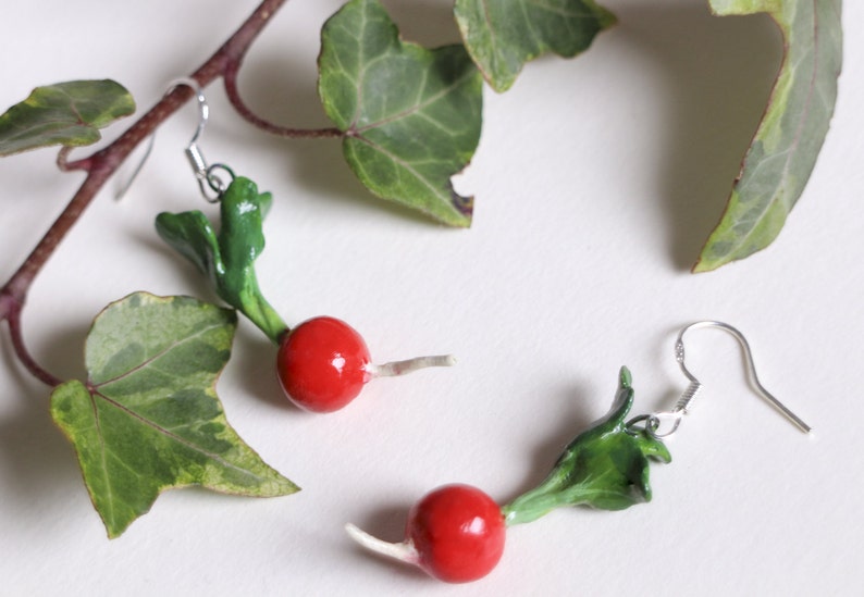 Radish Earrings 925 Sterling Silver Finish Choose From 3 Etsy